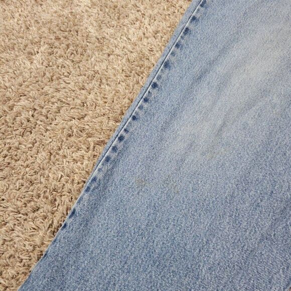 Vintage Levis 545 Jeans Mens 42x32 Blue Denim Loose Fit Tapered Medium Wash - Picture 2 of 13